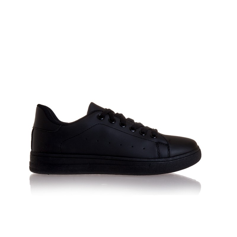 Μαύρα Δετά Sneakers Δίσολα Black NEW IN