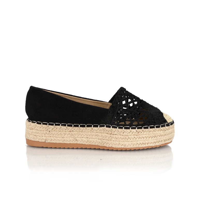 Γυναικεία Εσπαντρίγια Suede  Black  NEW IN