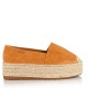 Γυναικεία Εσπαντρίγια Flatform με Σχοινί  Camel NEW IN