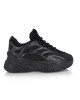 Γυναικείο Sneakers Δετό με Δίχτυ  Black  NEW IN