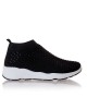 Sneakers sock με strass Black NEW IN