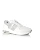 Γυναικείο Sneakers Δετό με Συνδυασμό Υλικών White  NEW IN