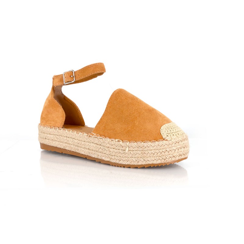 Γυναικεία Εσπαντρίγια Flatform και Μπαρέτα Camel  NEW IN