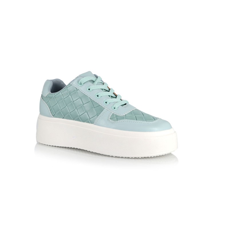 Sneakers Δίπατο με κορδόνια Green  NEW IN