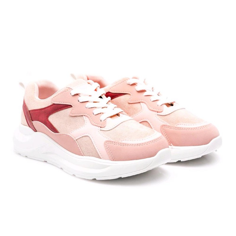 Γυναικεία Πολύχρωμα  Sneakers Δετά Rosa  ΓΥΝΑΙΚΕΙΑ ΥΠΟΔΗΜΑΤΑ