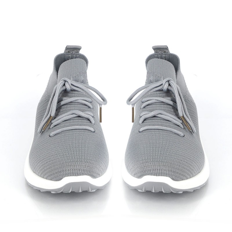 Γυναικεία Sneakers socks με Διακοσμητικά κορδόνια  Grey  NEW IN