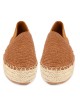 Γυναικεία Εσπαντρίγια Suede με Ψάθα  Camel  NEW IN