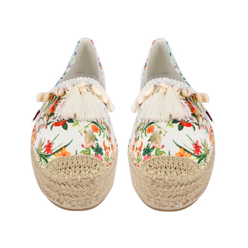 Γυναικεία Εσπαντρίγια Floral  White  NEW IN