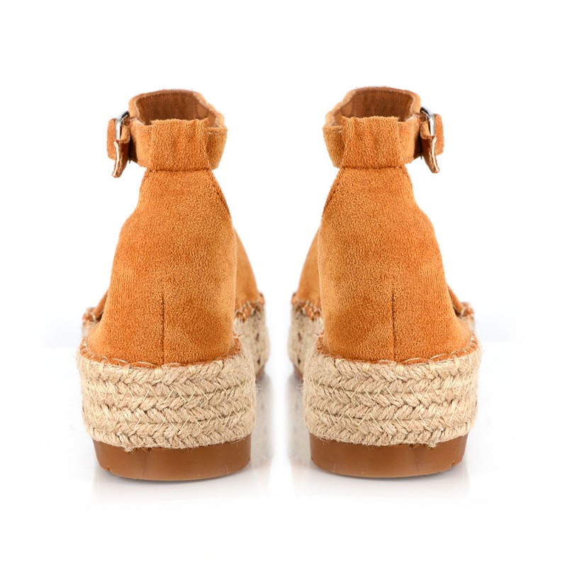 Γυναικεία Εσπαντρίγια Flatform και Μπαρέτα Camel  NEW IN