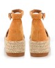 Γυναικεία Εσπαντρίγια Flatform και Μπαρέτα Camel  NEW IN